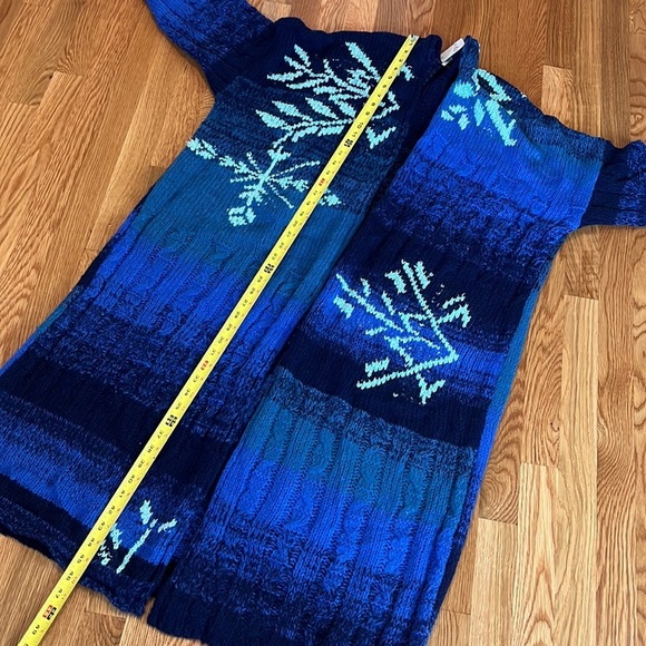 NWT Free People Flurry Cardigan Maxi Sweater Size M/L - Picture 8 of 13